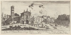 Église de Sainte Françoise Romaine au Campo Vaccino - Israël Silvestre