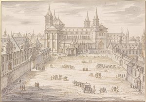 La cathédrale de Spire et le palais épiscopal. 1621 - Israël Silvestre