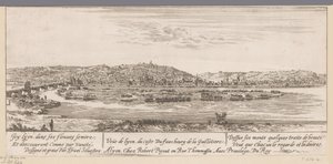 Vue de Lyon du côté du faubourg de la Guillotière - Israël Silvestre
