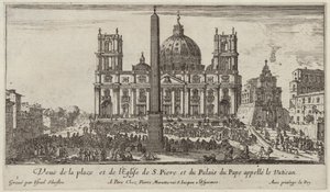 Vue de la place et de l