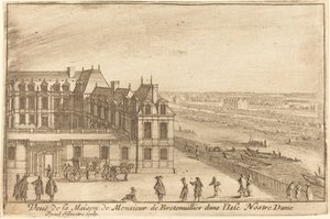 Vue de la Maison de Monsieur de Bretonuiller dans l