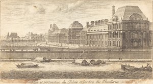 Vue et Perspective du Palais et Jardins des Tuileries - Israël Silvestre