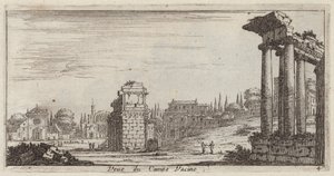 Vue du Campo Vaccino - Israël Silvestre