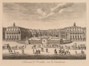 Vue du Château de Versailles, vue de l