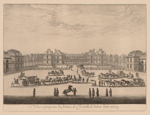 Vue et perspective du Château de Versailles, de l