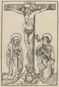 Le Christ en croix - Italian 15th Century or Master I.D.