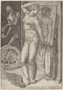 Allégorie de la vanité (La mort surprenant une femme)