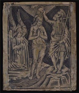 Le Baptême du Christ - Italian 16th Century