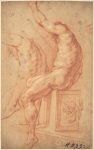 Un nu assis - Italian 17th Century