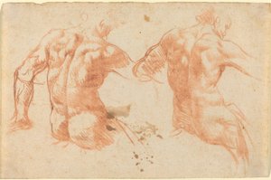 Deux nus - Italian 17th Century