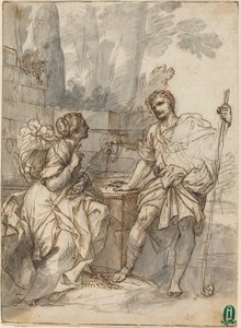 Scène pastorale - Italian 18th Century