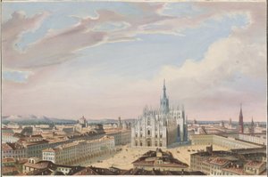 Cathédrale de Milan - Italian 19th Century