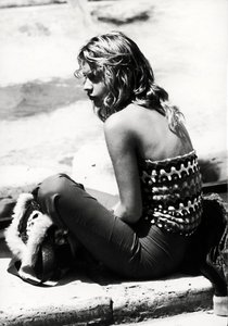 Un jeune hippie, vers 1970 - Italian Photographer