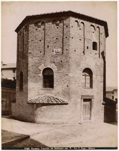 Baptistère de Néon ou Baptistère orthodoxe, Ravenne, Émilie-Romagne, Italie, photographie de Pietro Poppi, Bologne, vers 1900 - Italian Photographer