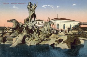 Catane, Italie, Fontaine Proserpine