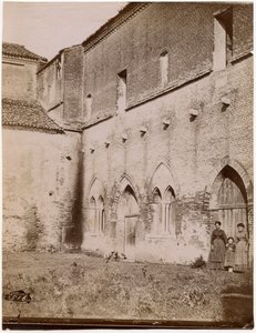 Extérieur de la salle capitulaire, abbaye de Pomposa, Émilie-Romagne, Italie, photographie de Luigi Ricci, Ravenne - Italian Photographer
