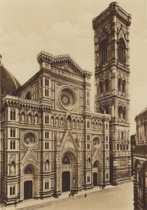 Florence : La façade de la cathédrale, Arch De Fabris et del Moro - Italian Photographer