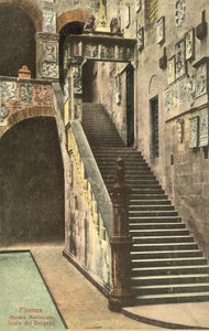 Florence, Italie, Bargello, Escalier - Italian Photographer