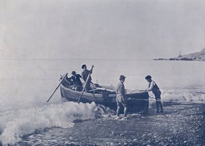 Italie : Bordighera, pêcheurs revenant au port - Italian Photographer