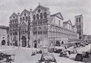 Italie : Cathédrale, Ferrare (photo n/b) - Italian Photographer