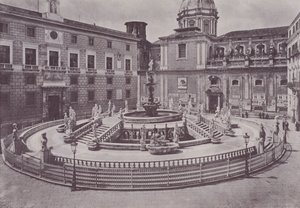Italie : Palerme, Piazza Pretoria - Italian Photographer