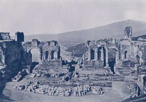 Italie : Taormina, Sicile, ruines du théâtre grec et mont Etna - Italian Photographer