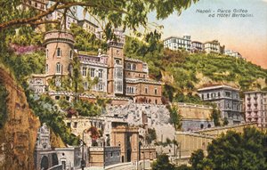 Naples, Italie, Parc Grifeo, Hôtel Bertolini