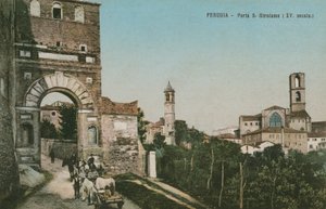 Pérouse, Porta S Girolamo, 15ème siècle - Italian Photographer