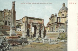 Rome, Italie, Arc de Septime Sévère, Colonne de Phocas - Italian Photographer