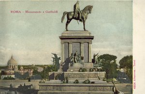 Rome, Italie, Monument à Garibaldi - Italian Photographer