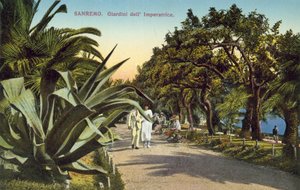 San Remo, Italie, Jardins de l