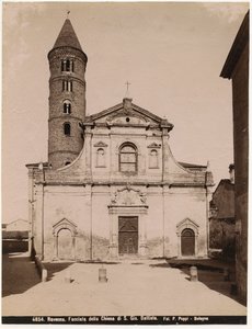 Église Saint-Jean-Baptiste, Ravenne, Émilie-Romagne, Italie, photographie de Pietro Poppi, Bologne, vers 1900 - Italian Photographer