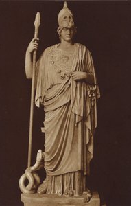 La statue de Minerve au Musée du Vatican, Rome