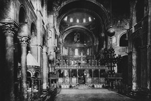 Venise, Église Saint-Marc, Intérieur (photo n/b) - Italian Photographer
