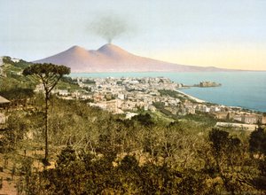 Vue du Vésuve à travers la baie de Naples - Italian Photographer