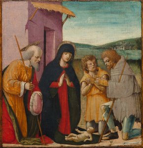 Adoration des bergers, vers 1480-1500 - Italian School