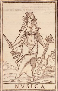 "Allégorie de la musique" Page de l
