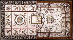 Dessins alternatifs pour un plafond néoclassique, c.1800 - Italian School