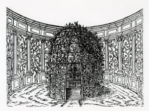 Une tonnelle, de Hypnerotomachia Poliphili, attribué à Francesco Colonna, publié 1499 - Italian School