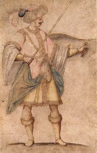 Un soldat oriental, école florentine - Italian School