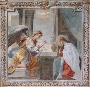 Annonciation, Chapelle de Santa Margherita - Italian School