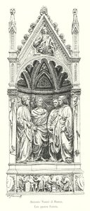 Antonio Nanni di Banco, Les quatre Saints (gravure) - Italian School