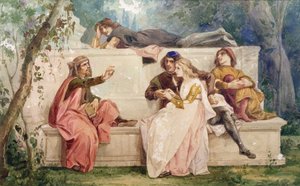 Ariosto et Tiziano - Italian School