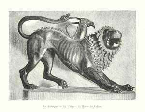 Art étrusque, La Chimère du musée des Offices - Italian School