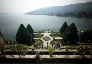 Palais baroque de Vitaliano I Borromeo datant de 1632, Isola Bella, Lac Majeur (Lago maggiore) Italie - Italian School