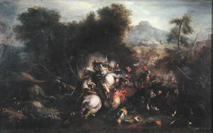 Scène de bataille