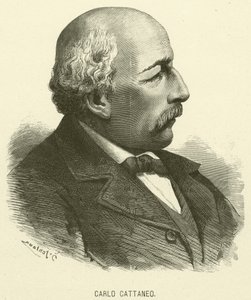 Carlo Cattaneo (gravure) - Italian School