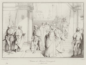 Capture de Francesco Carmagnola - Italian School