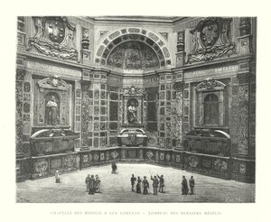 Chapelle des Médicis à San Lorenzo, Tombeau des Derniers Médicis (gravure) - Italian School