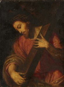 Le Christ portant la croix - Italian School